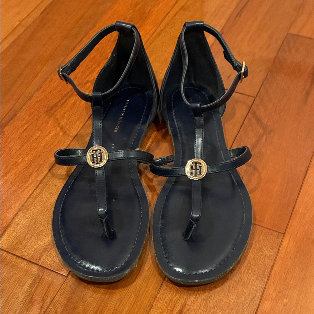 Tommy Hilfiger Women's Navy Sandals